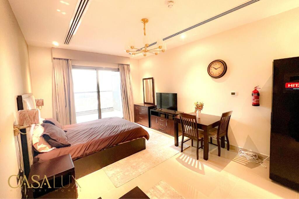 Lovely Big Studio W/ Burj Khalifa View In Downtown Dubai Eksteriør bilde